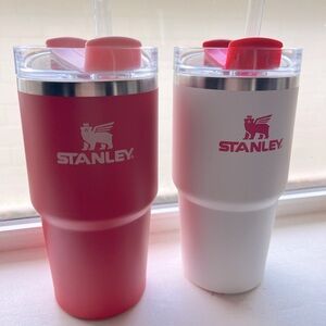 Pink and white 20 Oz Stanley Set